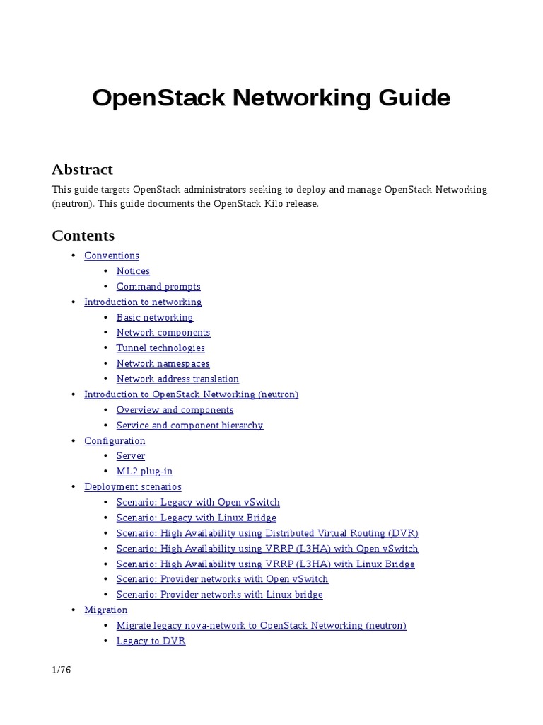 Os Network - Odt | PDF