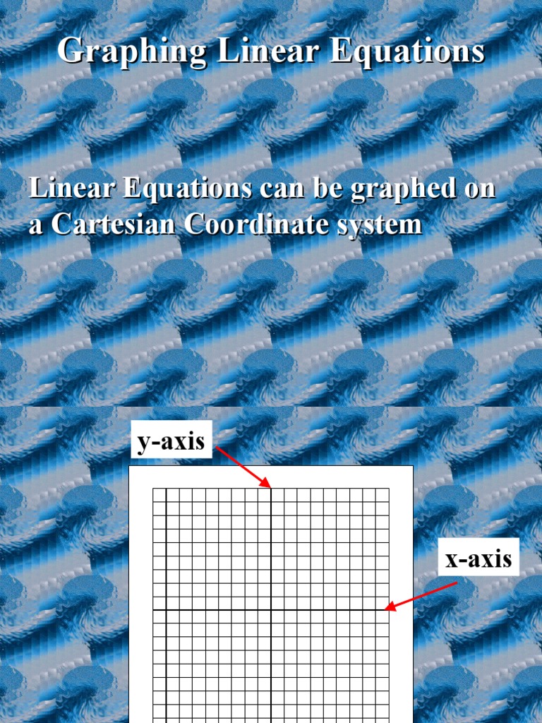 Graphing Linear Equations Guide | PDF