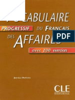 Vocabulaire Progressif Du Francais Des Affaires