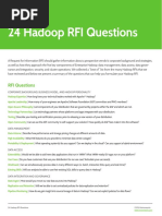 24 Hadoop RFI Questions