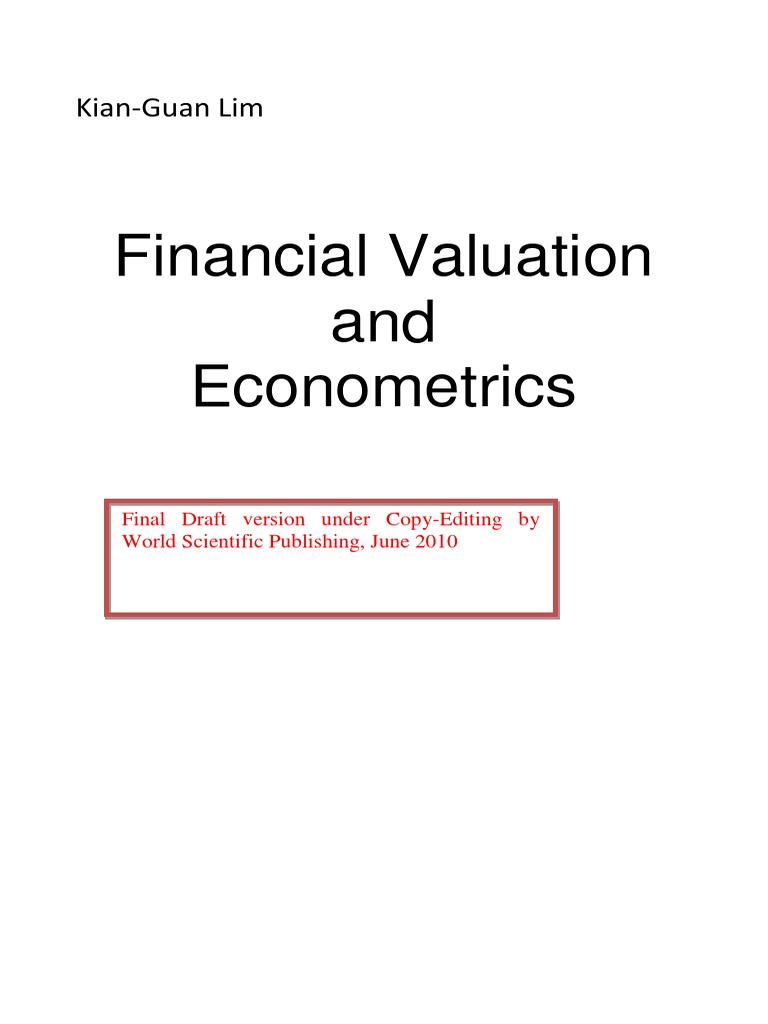 Financial Valuation and Econometrics | PDF | Normal