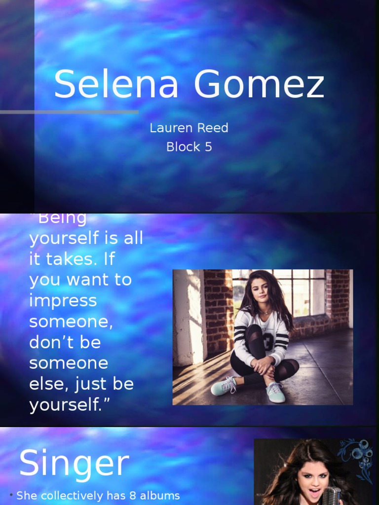 Reed Selena Gomez | PDF