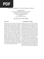 Practical Optimization Using Evolutionary Methods