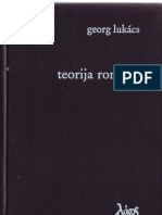Georg Lukacs - Teorija Romana PDF