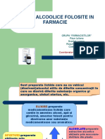 Solutii Alcoolice Folosite in Farmacie