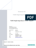 7sj80 High impedance Test Report