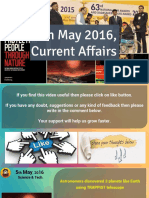 5 May 2016 Current Affair For Competition Exams