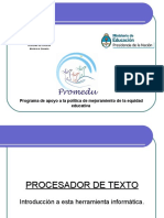 Los Procesadores de Textos