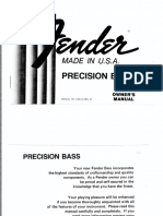 Precision Bass (1978) Manual PDF