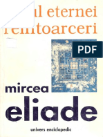 Eliade Mircea Mitul Eternei Reintoarceri 1999
