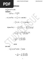 Laplace Transform of Integral