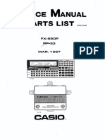 Casio FX-850P Service Manual1