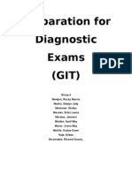 Preparation For Diagnostic Exams