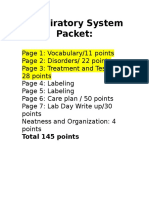 Final Respiratory System Packet-1