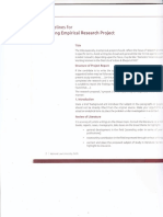 Guidelines & Format for Writing Empirical Research Report