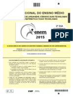 Cad Enem 2015 2aaplicacao Dia 02 05 Amarelo