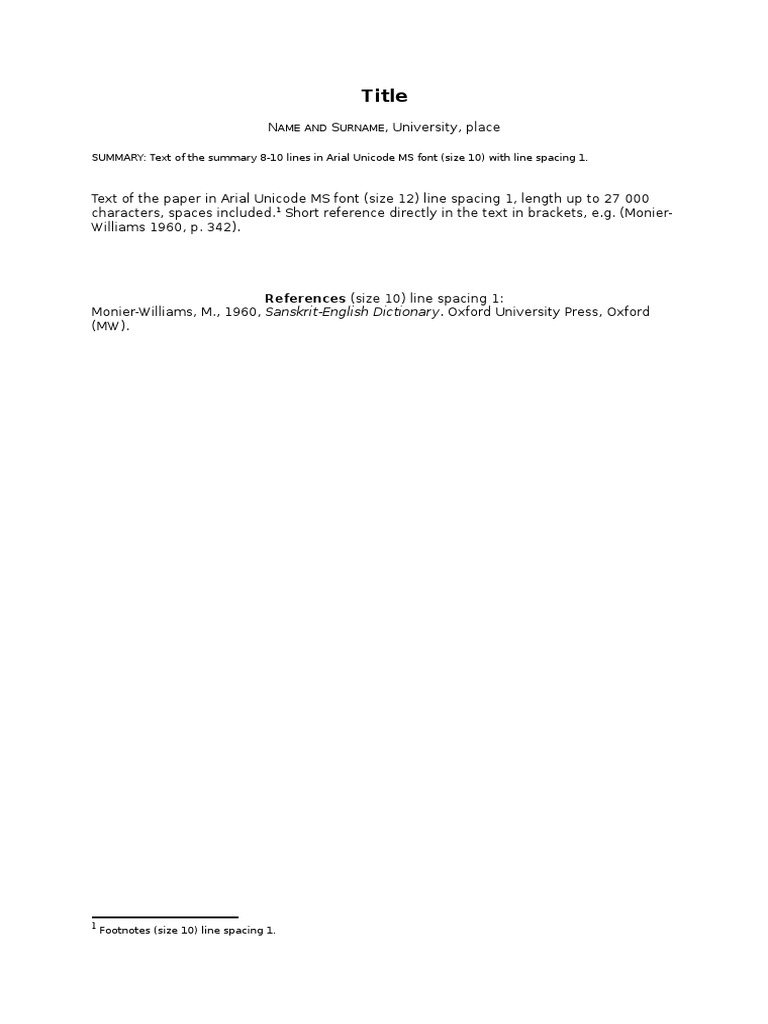 Title: References (Size 10) Line Spacing 1 | PDF