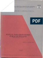 Manual Para Defensores Publicos Penales - Ano 2000 - PORTALGUARANI
