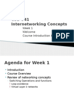 CSD 341 Internetworking Concepts: Week 1 Welcome Course Introduction & Overview