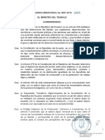 Acuerdo Ministerial 0069 - Salario Digno 2015