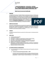 DIRECT-2013_Programacion y Ejecucion Presupuestaria