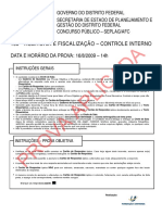 Auditoria e Fiscalização - Controle Interno