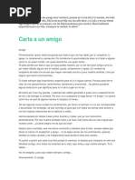 Carta de Amigo
