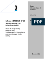 Informe MERCOSUR N° 18 (2012-2013) 