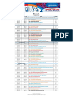 First Championship Spectator Schedule