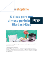 5 Dicas para Um Almoco Perfeito No Dia Das Maes