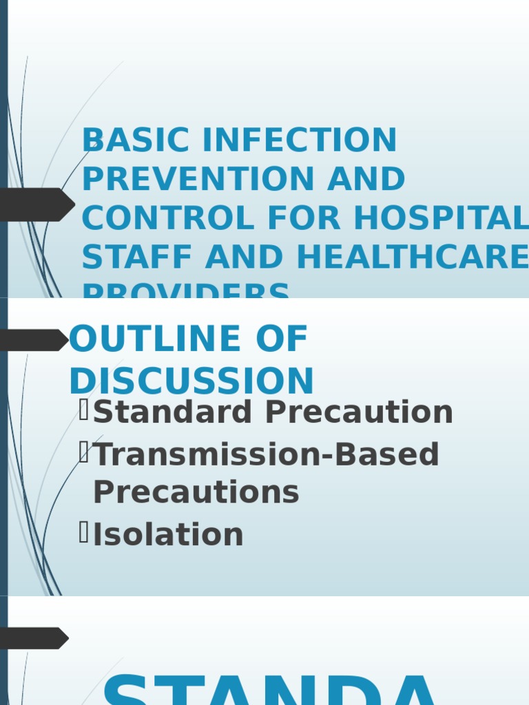 Standard Precaution Infection Public Health