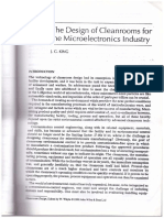 The Design of Cleanroom for the Microelectronics Industry