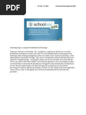 wightman lis568 schoologyprofessionaldevelopment presentation