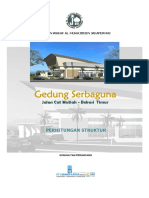 Perhitungan Struktur Gedung Serbaguna PDF