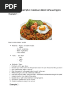 Download  Contoh Teks Descriptive makanan  Dalam Bahasa Inggris by Dinurkhairiyah SN311779961 doc pdf