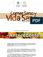 Proyecto de difusión (Comer Sano y Vida Sana)