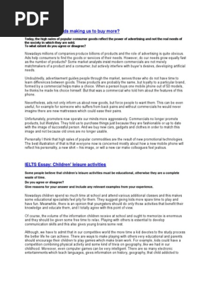 Ielts Essay