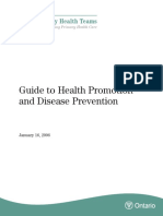 Guide To Health Promotion and Disease Prevention PDF