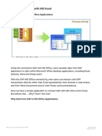 SAP Connectivity With MS Excel SCN