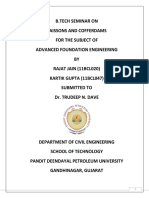 B.Tech Seminar on Caissons and Cofferdams