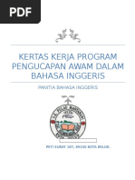 Contoh Kertas Kerja Program Panitia Bahasa Inggeris