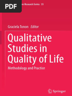 (Social Indicators Research Series 55) Graciela Tonon (Eds.) - Qualitative Studies in Quality of Life - Methodology and Practice-Springer International Publishing (201