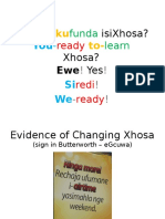 Learn Xhosa in 45 Minutes
