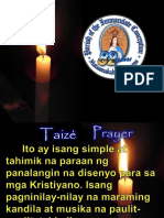 TAIZE Prayer 2012