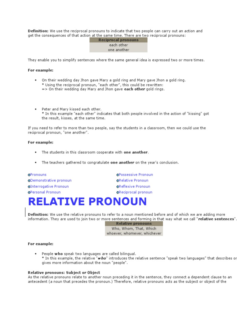 Reciprocal Pronouns Avoid These Common Mistakes - owrs518