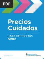 Precios Cuidados mayo (AMBA)
