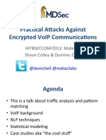 HiTB KL Oct2013 Practical Attacks Against Encrypted VoIP Communications