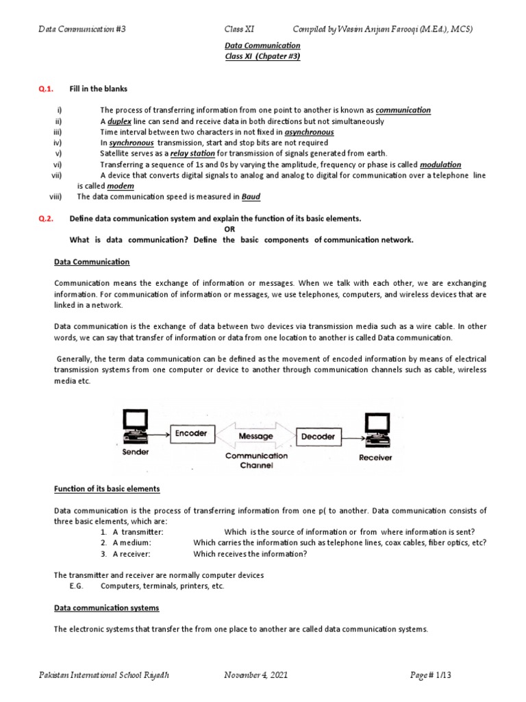 Computer Notes THEORY Chapter #3 Class XI Complete | PDF | Nature | Nature
