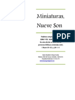 MINIATURAS, NUEVES SON - LIBRO VIII - MANSEDUMBRE.