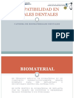 Biocompatibilidad en Materiales Dentales